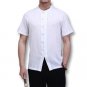 Cotton Linen Shirts Men\'s Casual Fashion Slim Fit Short Sleeved Summer Male Shirts Camisa Masculina
