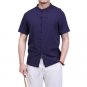 Cotton Linen Shirts Men\'s Casual Fashion Slim Fit Short Sleeved Summer Male Shirts Camisa Masculina