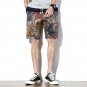 Men\'s Linen Shorts Large Size Classic Flower Print Design Men\'s Shorts Men Casual Boardshort Brand