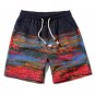 Men\'s Linen Shorts Large Size Classic Flower Print Design Men\'s Shorts Men Casual Boardshort Brand