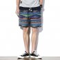 Men\'s Linen Shorts Large Size Classic Flower Print Design Men\'s Shorts Men Casual Boardshort Brand