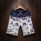 Men and women models leisure shorts fashion cotton and linen stitching 2017 summer brand beaded flow