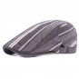 2017 New Spring and Summer Men\'s Cotton Linen Leisure Forward Cap Color Striped Ladies Retro Flat T
