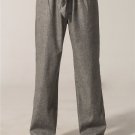 Spring Autumn Gray Chinese Men\'s Kung Fu Trousers Cotton Linen Pants Clothing Size S M L XL XXL XXX