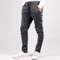 Grey Skinny Sweatpants Men Brand Clothing Knitted Casual Pants 2017 New Korean Street Fashion Harem