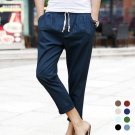 2017 Summer Hot Linen Men Pants Casual Ankle-length Male Trousers  Sweatpants Men (Asian Size)