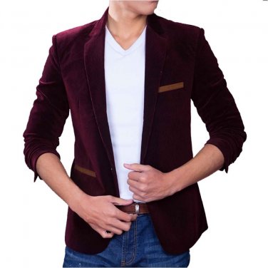New Men Casual Blazers Coats Men High Quality Suits Cotton and Linen Fabric Pure and Nature Fashion 