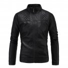 2017 Winter Clothes Man Faux Leather Coat Europe and United States stand-up collar Men thickening ve