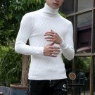 2017 Autumn Fashion Tide Male Fund High Lead Knitting Unlined Upper Sweater Multicolor Optional Han 