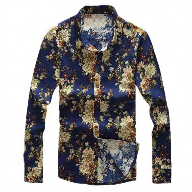SAF-New Linen flax long sleeve slim fit Casual Men\'s shirts men Dress chemise homme camisa masculin