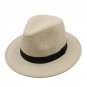 Summer Women Men Wide Brim Toquilla Straw Panama Sun Hat For Elegant Lady Gentleman Gangster Trilby 