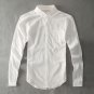 Zecmos Cotton Linen Men Shirts White Grandad  Casual Shirts For Men