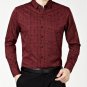 Hot sell Men solid color full sleeve men clothes formal polka dot Dress business shirts high quality