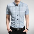 Free shipping short sleeve Business Shirt fashion Men\'s Formal slim shirts High Quality Plus Size M