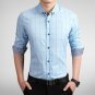 Sales hot new style men shirt long sleeve cotton shirts men\'s slim shirts casual plaid business shi