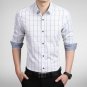 Sales hot new style men shirt long sleeve cotton shirts men\'s slim shirts casual plaid business shi