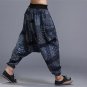 2017 New Men Harem Pants Oversized WOmen Crotch Pants Casual Travel Pants Bloomers Comfortable Cotto