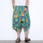 2017 Men Cotton Linen Beach Pants 5XL Summer Loose Hip hop Harem Pant trousers Oversized Drawstring