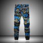 Men\'s small floral pattern Breathable Linen pants men hip hop harem pants men casual trousers elast