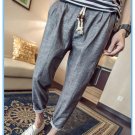 Fashion 2016 New Style Men Pants Linen Causal Pants Men Fitness Trousers Men Ankle-length Pants Plus