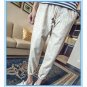 Fashion 2016 New Style Men Pants Linen Causal Pants Men Fitness Trousers Men Ankle-length Pants Plus