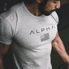 2017 summer new men cotton Short sleeve t shirt Fitness bodybuilding shirts Crossfit male Brand tee 