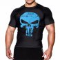 Punisher 3D Printed T-shirts Men Compression Shirts Short sleeve Cosplay Costume crossfit fitness Cl