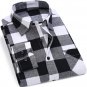 2017 New Mens Plaid Shirt 100% Cotton High Quality Mens Business Casual Long Sleeve Shirt Male Socia