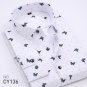 2017 Spring Floral Print Men Shirts Long Sleeve Mens Casual Shirt Slim Men Flower Printing Dress Shi