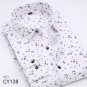 2017 Spring Floral Print Men Shirts Long Sleeve Mens Casual Shirt Slim Men Flower Printing Dress Shi