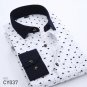 2017 Spring Floral Print Men Shirts Long Sleeve Mens Casual Shirt Slim Men Flower Printing Dress Shi