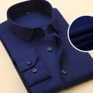Men Dress Casual Long Sleeved Solid Color Shirt No Pocket Design Male Classic Business Shirt 2017 Ne