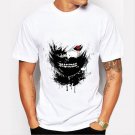 2016 fashion hot anime tokyo ghoul t shirt men summer ken kaneki print tee shirt hombre casual short