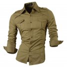 2018 Spring Autumn Features Shirts Men Casual Jeans Shirt New Arrival Long Sleeve Casual Slim Fit Ma