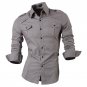 2018 Spring Autumn Features Shirts Men Casual Jeans Shirt New Arrival Long Sleeve Casual Slim Fit Ma