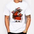 New Arrivals Fashion Christmas Creative Design Men t shirt Dragon Short Sleeve Casual Tops Top Quali