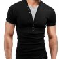 Short Sleeve Brand T Shirt V-Neck Men T-Shirt Personality Top Tee Funny Shirt Male Hip Hop T Shirts