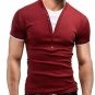 Short Sleeve Brand T Shirt V-Neck Men T-Shirt Personality Top Tee Funny Shirt Male Hip Hop T Shirts