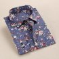 Fashion Long Sleeve Print Floral Shirt Men Slim Fit Shirts Men\'s Casual Hawaiian Shirt Chemise Homm