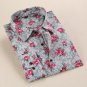Fashion Long Sleeve Print Floral Shirt Men Slim Fit Shirts Men\'s Casual Hawaiian Shirt Chemise Homm