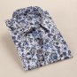 Fashion Long Sleeve Print Floral Shirt Men Slim Fit Shirts Men\'s Casual Hawaiian Shirt Chemise Homm