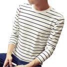 Classic Men Stripe T Shirt 2016 New Fashion Casual Long Sleeve T Shirts Men High Quality Slim Fit Co