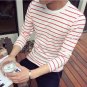 Classic Men Stripe T Shirt 2016 New Fashion Casual Long Sleeve T Shirts Men High Quality Slim Fit Co