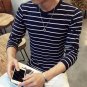 Classic Men Stripe T Shirt 2016 New Fashion Casual Long Sleeve T Shirts Men High Quality Slim Fit Co