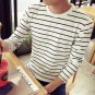 Classic Men Stripe T Shirt 2016 New Fashion Casual Long Sleeve T Shirts Men High Quality Slim Fit Co
