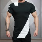 Brand Men\'s summer New T-shirts Fitness Bodybuilding T Shirt for Men Fashion Leisure Male Short Sle