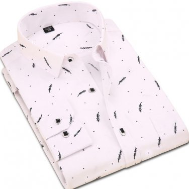 New Mens work shirts Brand Long sleeve Cotton striped /twill/Printed Casual shirt Men Spring Summer 