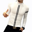 New Design Men\'s T Shirts Fashion Leisure Turtleneck Fitness Autumn Winter Under Shirt Slim Tight S