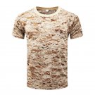 2017 Mens Summer Military Camouflage T Shirt Fitness Quick Dry Camo T Shirts men O-Neck Short-Sleeve