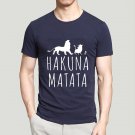 HAKUNA MATATA Men T Shirt 2017 Summer 100% Cotton High Quality Men T Shirt Slim Fit Casual Anime T-S